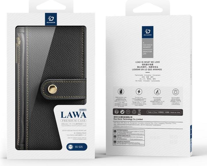 Produktbild Dux Ducis Lawa Series MagSafe Kunstleder Bookcover Hülle (Samsung Galaxy S25)