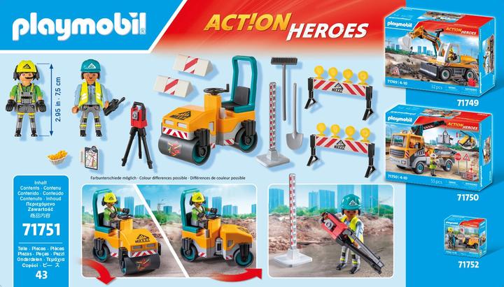 Produktbild Playmobil Strassenbaustelle (71751, Playmobil Action Heroes)