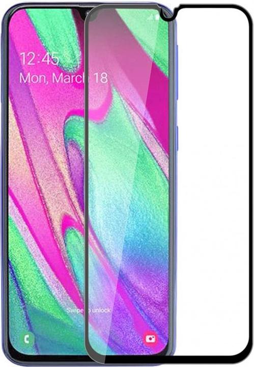 Actual product image Screenguard Samsung Galaxy A40 Full Screen Protective Glass Film 2.5D 9H (1 Piece, Samsung Galaxy A40)