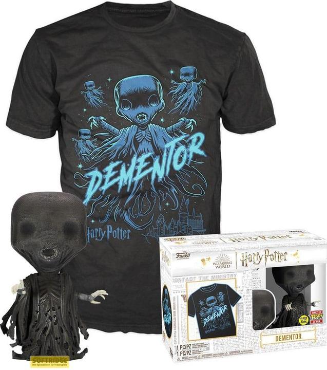 Produktbild Funko Harry Potter POP! & Tee set figurine et T-Shirt Dementor (GL) (L)