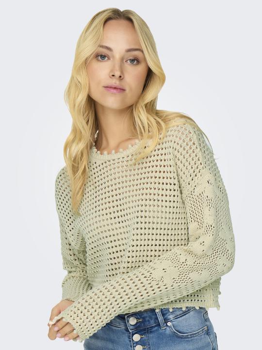 Produktbild Only Verkürzt Rundhals Pullover Strickpullover (XL)