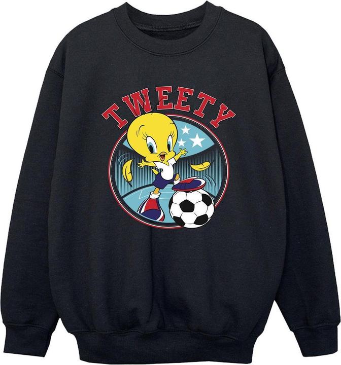 Actual product image Looney Tunes Boys Tweety Football Circle Sweatshirt (104)