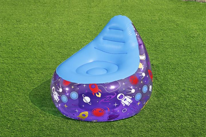 Actual product image Bestway Astro Glow LED Kids Inflatable Air Chair