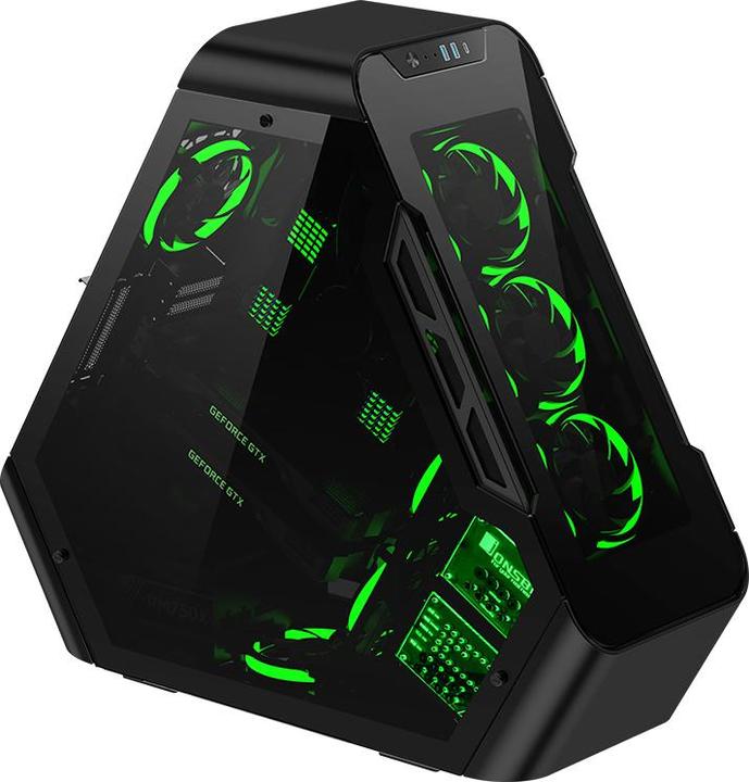 Actual product image Jonsbo TR03-G Showcase (ATX, mATX, Mini-ITX)