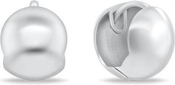 Actual product image Brilio Silver - Charming silver earrings with zircons and pearls EA1046W