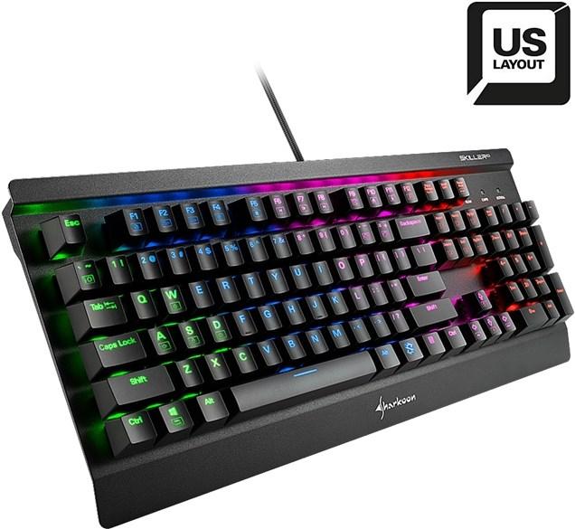 Actual product image Sharkoon Skiller Mech SGK3 (US, Cable)