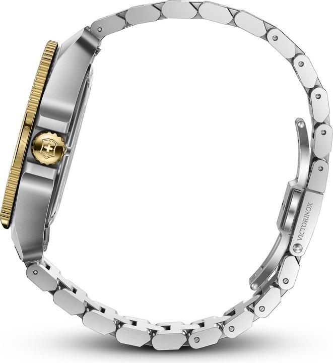 Immagine prodotto Victorinox Journey 1884 Quarzo Tre Lancette Acciaio e Minerale, Orologi subacquei, 43 mm, Quadrante verde (Orologio sub, 43 mm)
