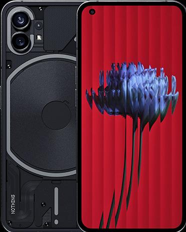 Actual product image Nothing Phone (1) (12GB) (256 GB, Black, 6.55", Dual SIM, 50 Mpx, 5G)