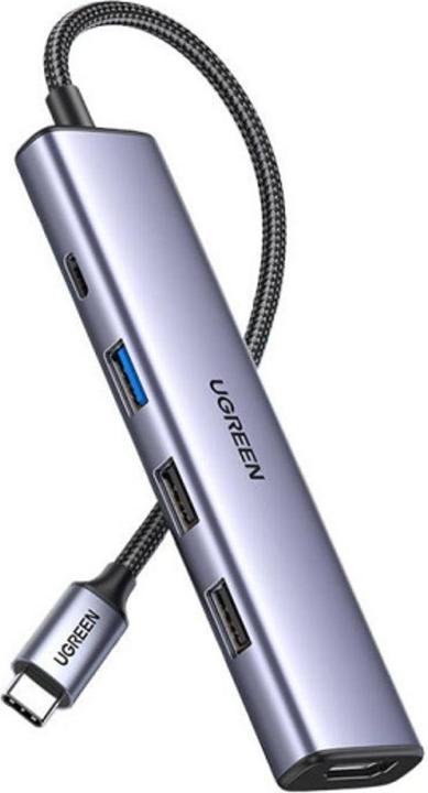Ugreen Adapteris Hub CM478 (USB-C, 5 Porti)