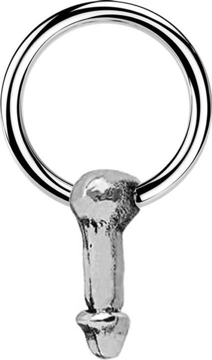 Produktbild Star Piercing Micro Closure Ring silber Penis silber (Chirurgenstahl 316L, Messing)