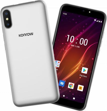 Produktbild Konrow Easy K55 (Dual Sim - 4G - 5,45" - 8 GB, 1 GB RAM) Silber