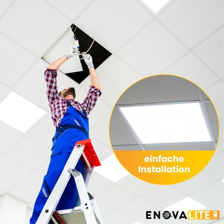 Image du produit Enovalite Panneau LED, 60x60 cm, propriété anti-éblouissement (4320 lm)