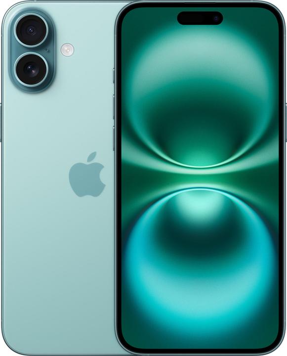 Apple iPhone 16 Plus (512 Go, Bleu sarcelle, 6.70", SIM + eSIM, 48 Mpx, 5G)