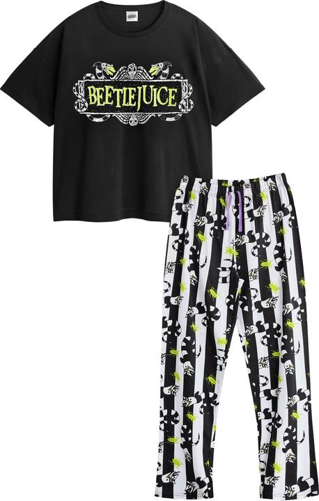 Produktbild Beetlejuice Schlafanzug mit langer Hose kurzärmlig (M)