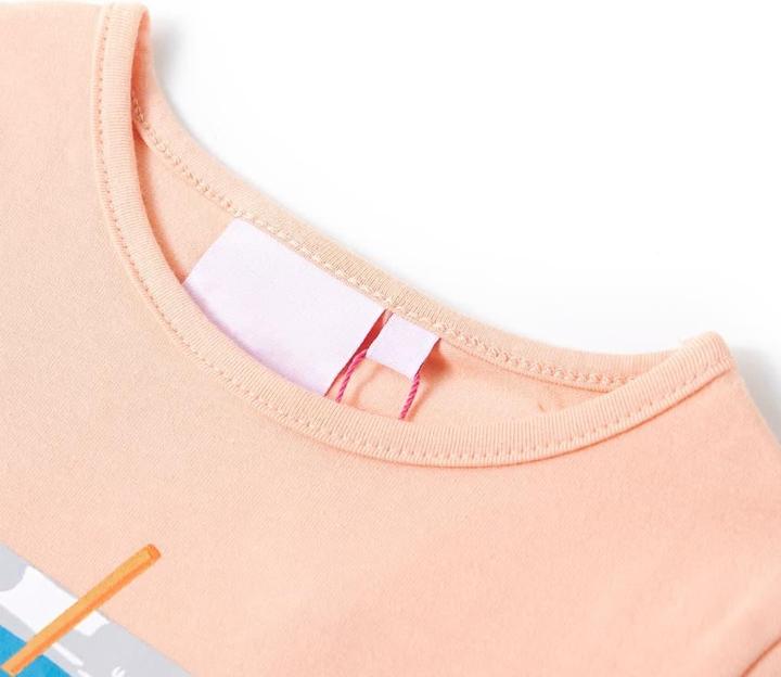 Immagine prodotto VidaXL Maglietta da bambino arancione chiaro 116,Materiale: 95% cotone. 5 (116)