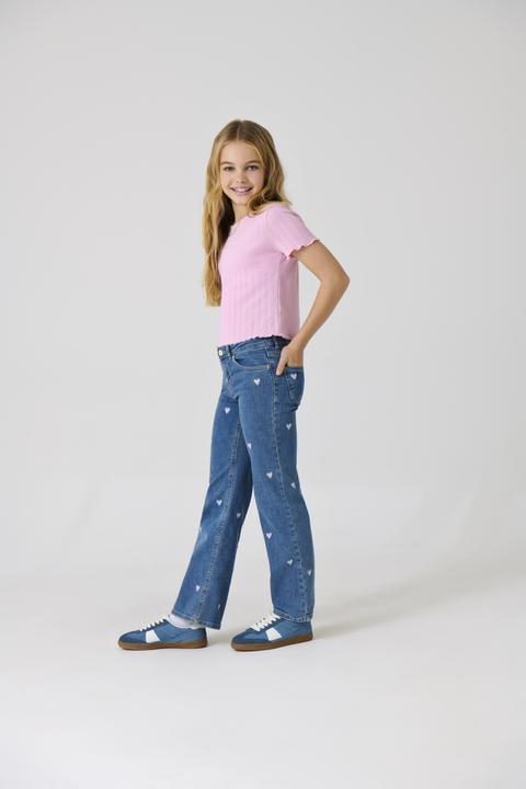 Produktbild Only Kogjuicy Wide Leg Heart Emb Dnm Jeans (134)