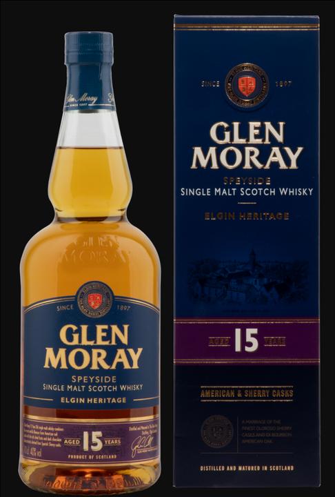 Image du produit Glen Moray 15 ans d'héritage d'Elgin (Single Malt, Scotch Whisky, 1 x 70 cl)