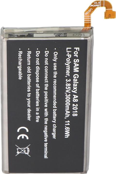 Actual product image AccuCell Akku Samsung Galaxy A8 2018