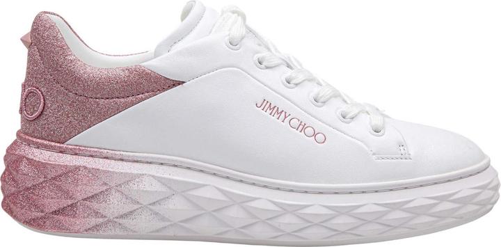 Produktbild Jimmy Choo white leather sneakers with glitter degrade (37)