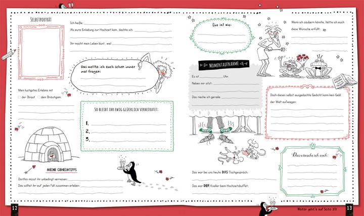 Actual product image Panini Wedding is the most beautiful day in life - The special guest book (Hardcover, German)