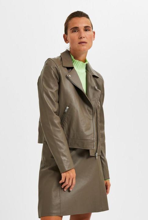 Actual product image Selected Femme Lamb leather jacket (36)