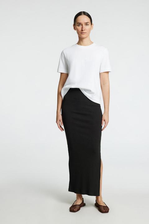 Produktbild Selected Femme Rippmuster Baumwoll Maxirock (S)