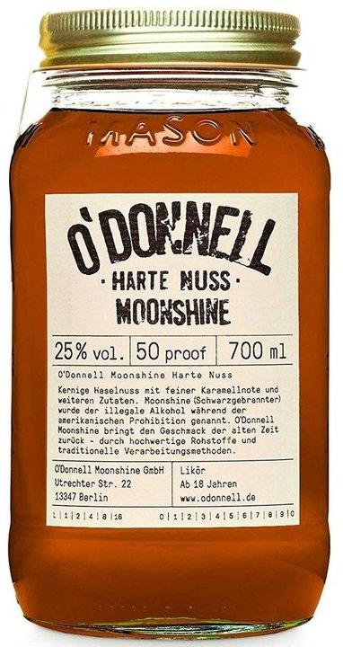 Actual product image O'Donnell Moonshine Tough nut (1 x 70 cl)