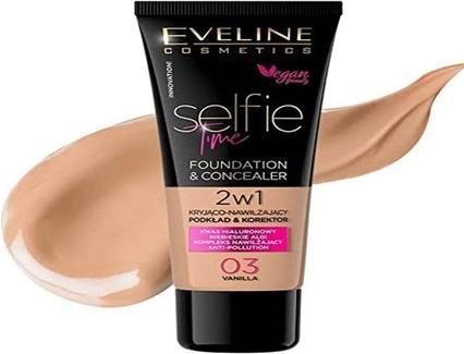 Immagine prodotto Eveline Selfie Time Foundation & Concealer Fondotinta e correttore coprente e idratante