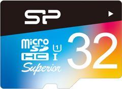 Actual product image Silicon Power Superior - Flash memory card (SD adapter included) (32 GB, microSDHC, U1, UHS-I)