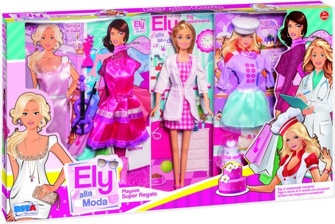 Actual product image Rs Toys Ely - Alla Moda Playset con 3 Vestiti