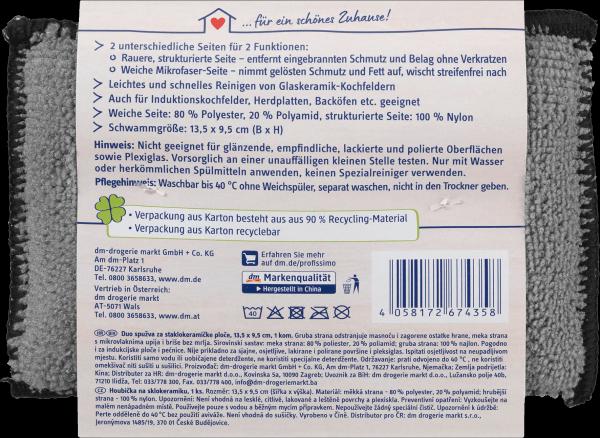 Produktbild dm Profissimo Duo-Glaskeramikschwamm (1 Stk.)
