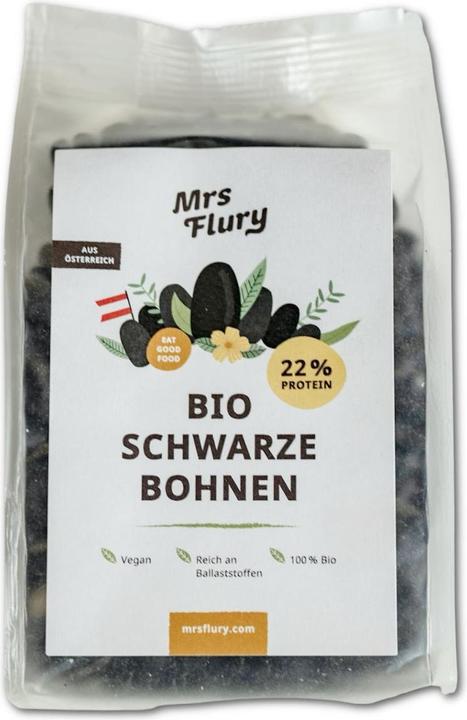 Actual product image Mrs Flury Organic black beans from AT (300 g)