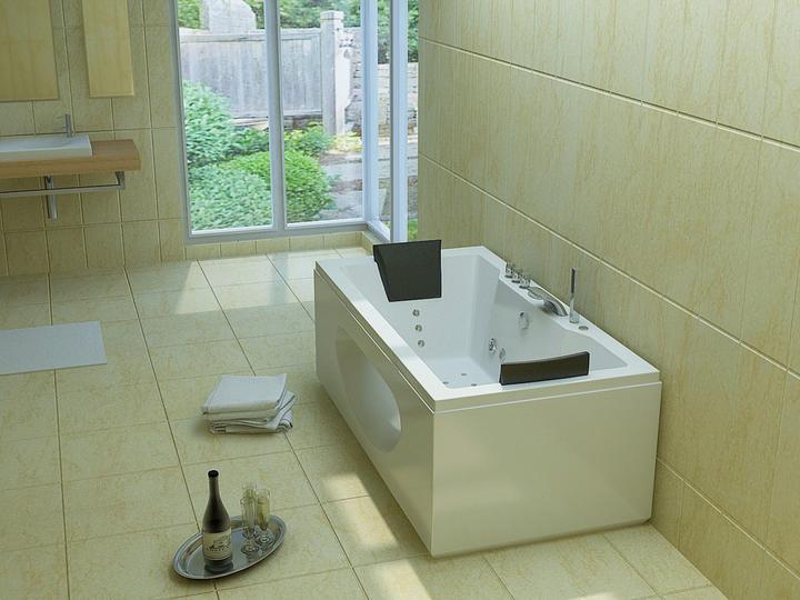 Image du produit PureHaven Spa 180x90 cm Chauffage Programme de nettoyage & Luminothérapie Cascade compatible Bluetooth