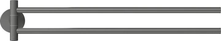 Actual product image tesa MOON GREY Towel rail two-arm incl. adhesive solution without drilling