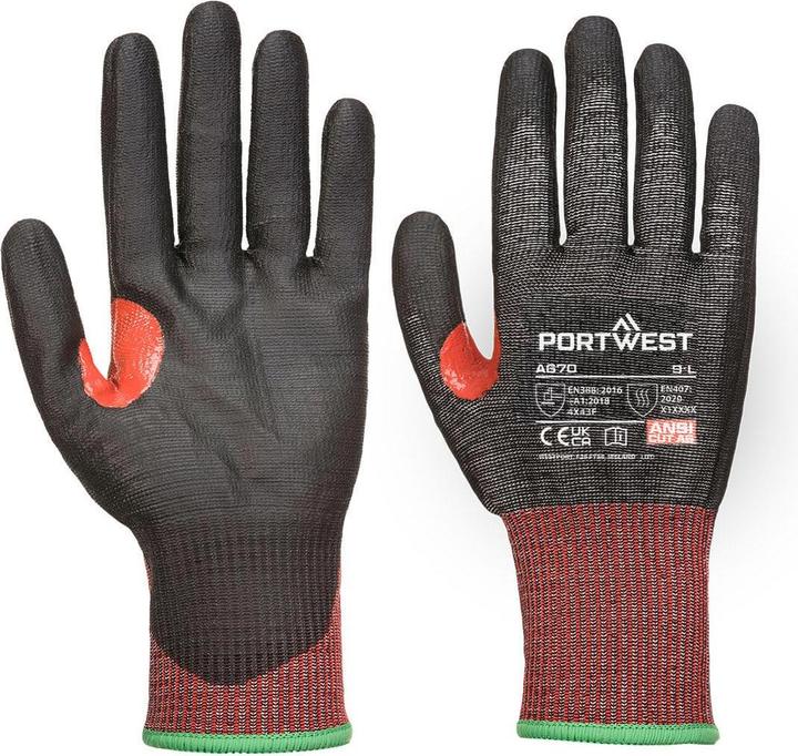 Immagine prodotto Portwest Guanti antitaglio A670 CS F13 PU (XS)