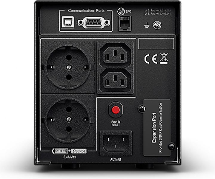 Actual product image Cyberpower UPS PR750ELCDGR SmartApp Line-Interac.750VA/675W (675 VA, 675 W, Line-interactive UPS)