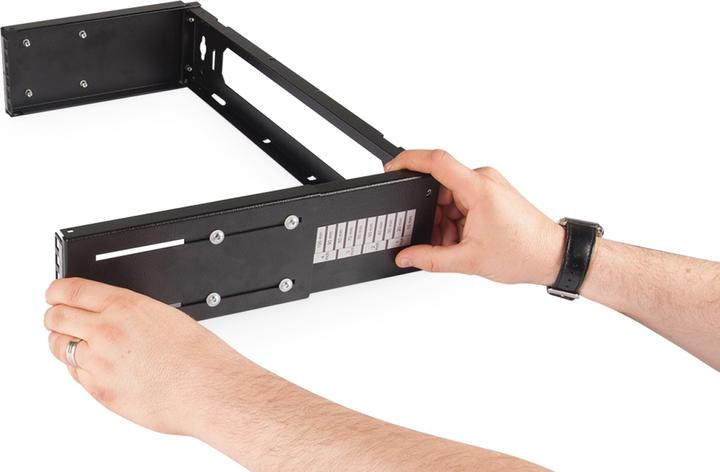 Immagine prodotto Digitus 8U porta patch a parete 3608x528x225 mm profondità regolabile (8 HE, Rack da 19 pollici)