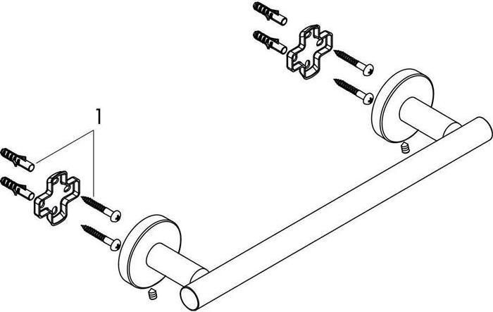 Immagine prodotto hansgrohe Maniglione Logis Universal cromo