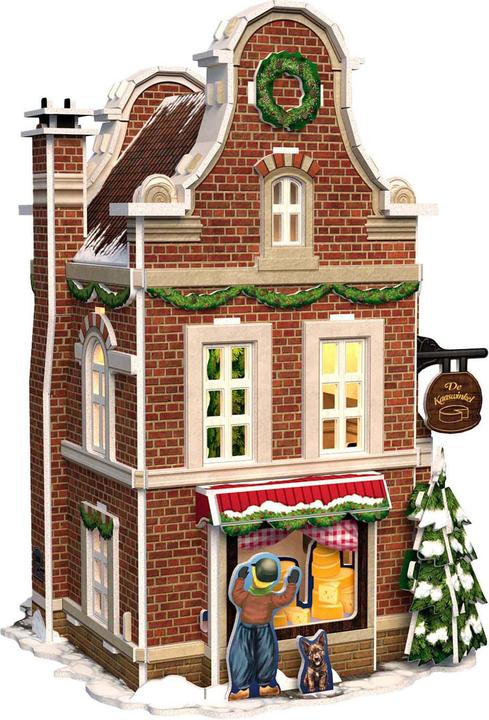 Immagine prodotto Cubicfun Kubisches lustiges 3D-Puzzle-Käsegeschäft mit LED-Beleuchtung