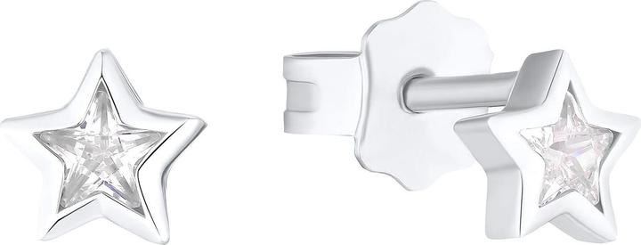 Image du produit Prinzessin Lillifee Boucles d'oreilles pour filles, argent 925 Sterling, zirconium (synth.), étoile (Argent 925)