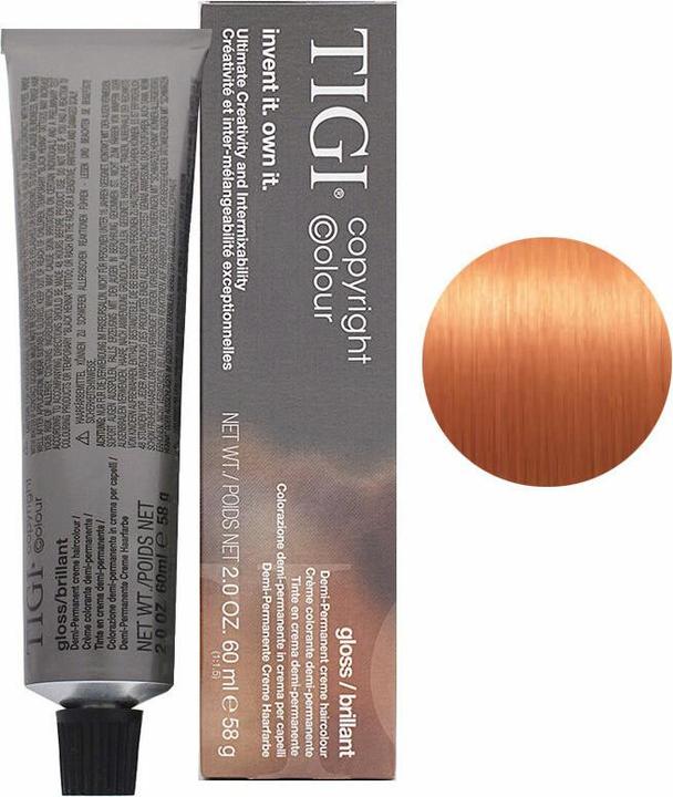 Produktbild Tigi Colour Gloss Semi-Permanent Haarfärbemittel 744 Mittelblond Kupfer Intensiv 60 ml (744 Medium Blonde Copper Intensive)