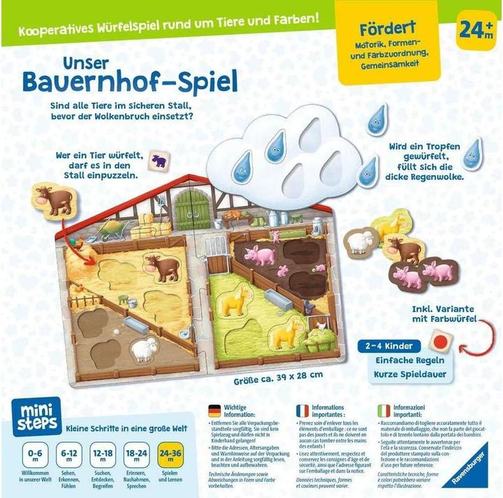 Actual product image Ministeps Farm Game (German)