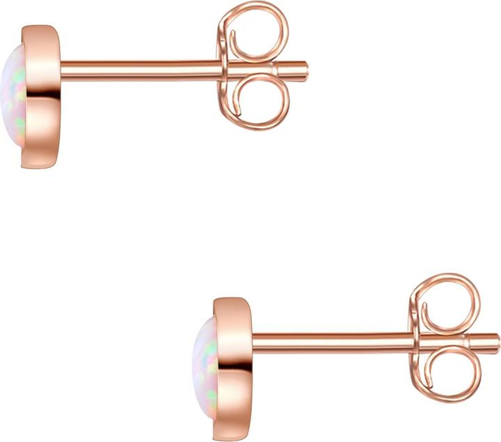 Produktbild Glanzstücke München Damen Sterling Silber Opal (synth.) roségold - 28525 (Sterling Silber)