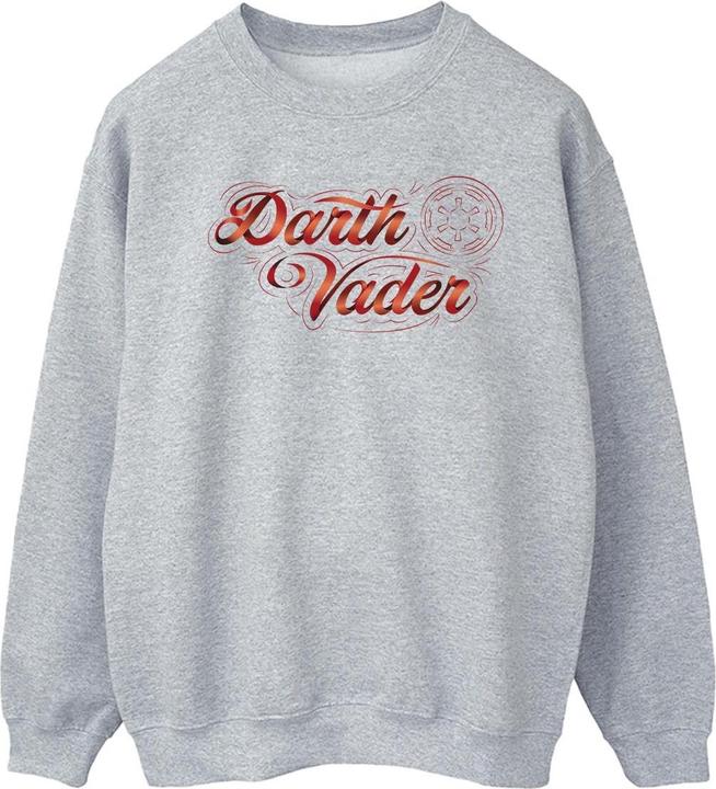 Star Wars ObiWan Kenobi Darth Vader Ribbon Font Sweatshirt (XXL)