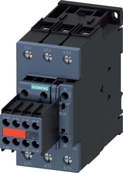 Produktbild Siemens Schütz, AC-3e, 65 A/30 kW/400V, 3-polig, AC 230V, 50/60Hz, 2S+2Ö,Schraubansch... 3RT20371CK643MA0