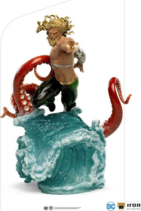 Actual product image Iron Studios DC Comics statuette 1/10 Deluxe Art Scale Aquaman 26 cm