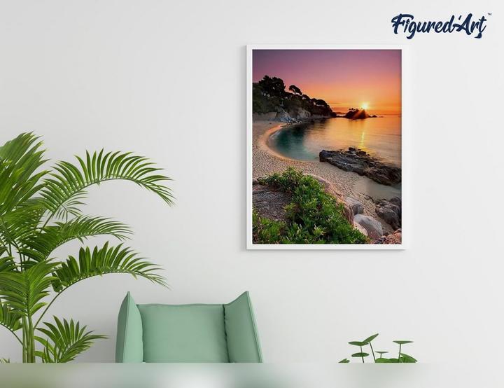 Immagine prodotto Figured'Art Dipingere con i numeri - Tramonto sulla spiaggia