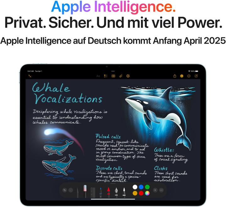 Produktbild Apple iPad Air 13 2025 (M3) (5G, 13", 512 GB, Blue)