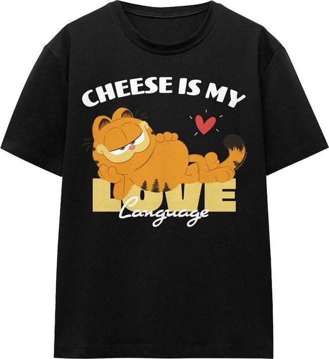 Immagine prodotto Garfield Cheese Is My Love Language Maglietta Adulto Unisex (M)