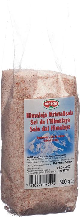Actual product image Morga Himalayan crystal salt (500 g)
